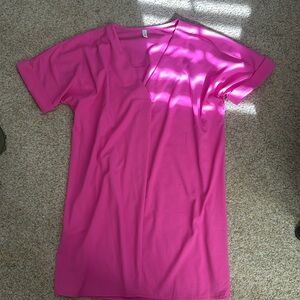 glam Pink Tunic Dress